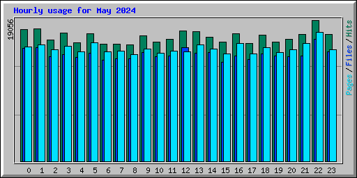 Hourly usage for May 2024